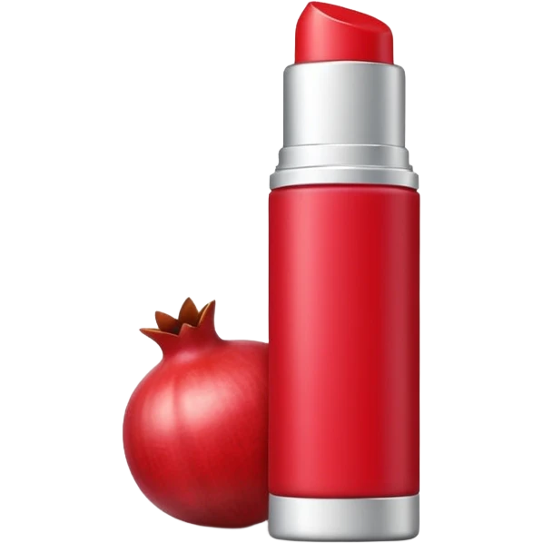 Balmea Pomegranate Lip Balm chapstick for lips emoji