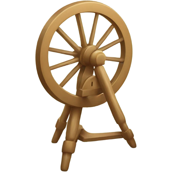 spindle of a spinning wheel with sharp needle  emoji