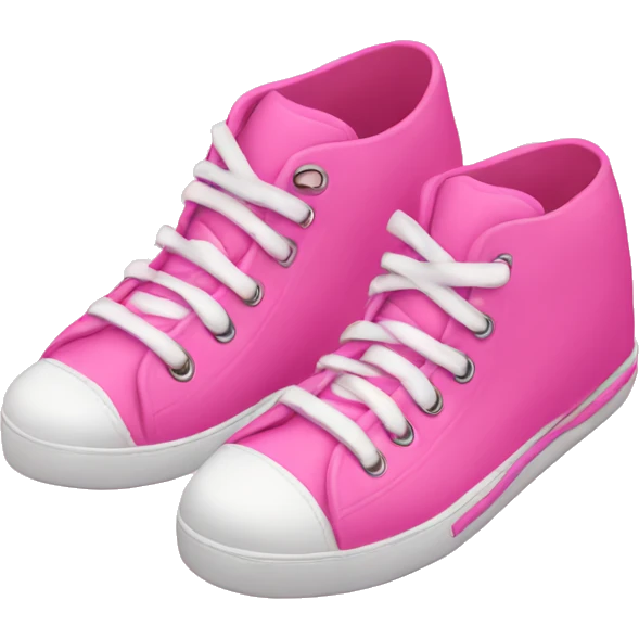 Pink sneakers emoji