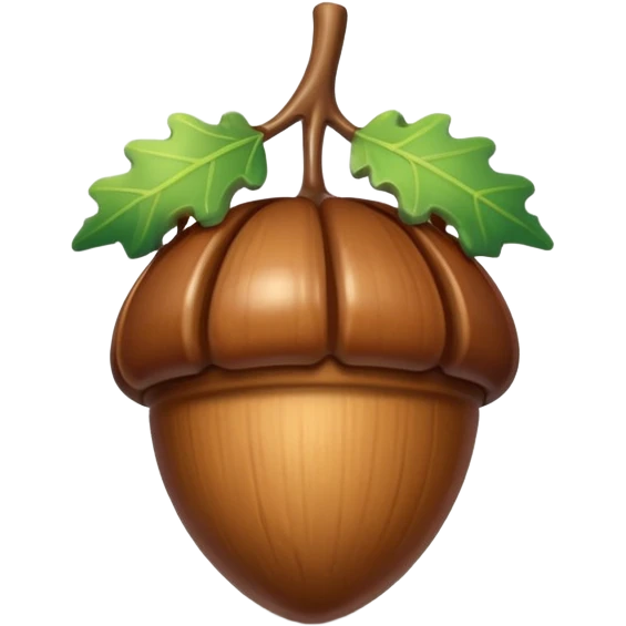 oak acorn emoji