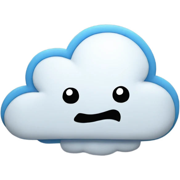 idea cloud emoji