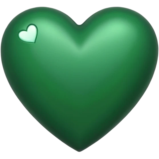 corazon verde oscuro emoji