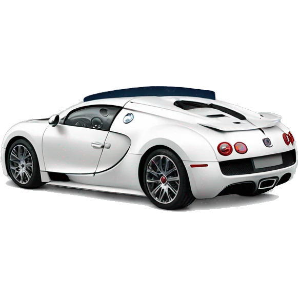 White Bugatti emoji