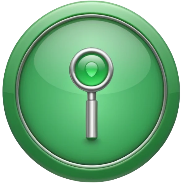 Direction pointer in green circle  emoji