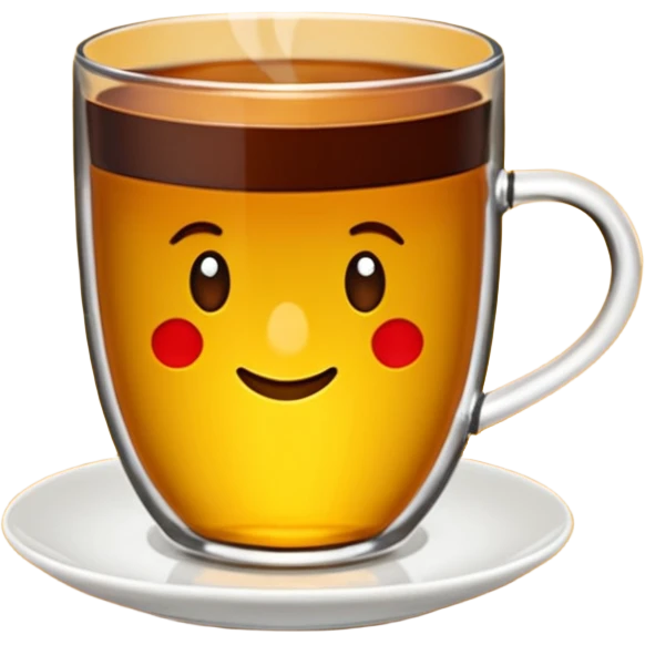  çay ince bardakta emoji
