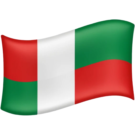 Italian flag with a rad spots and says happy new year  emoji