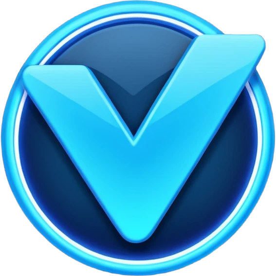 Tırtıklı mavi tik emoji