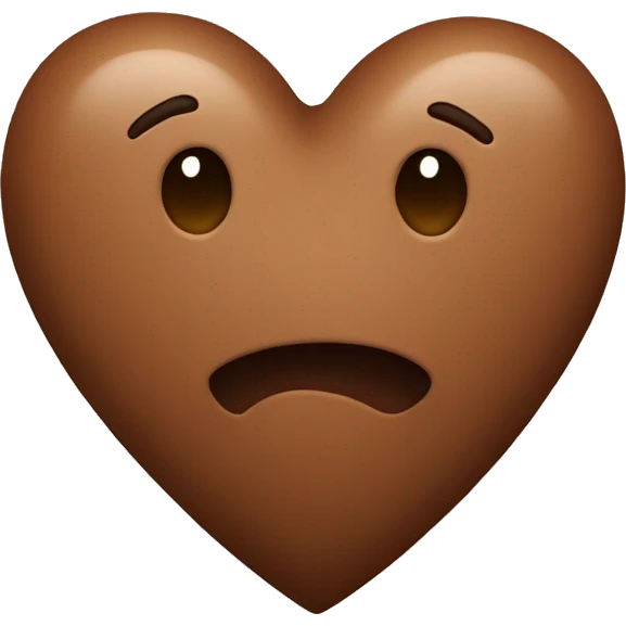 brown heart emoji