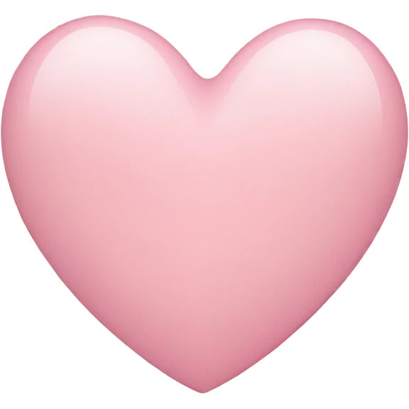 Light pink heart emoji