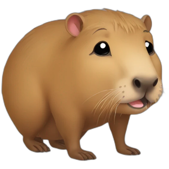 The capybara is crying emoji