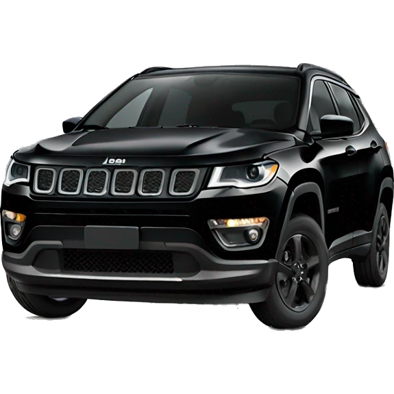 All black jeep compass emoji