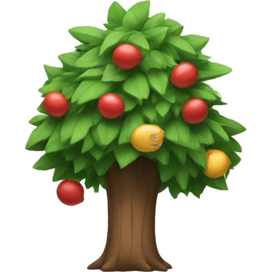 Punch on the tree emoji