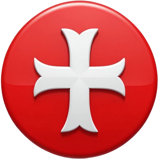 Red circular cross icon, white wrong symbol in center, glossy 3D button style, smooth surface, soft shadow, minimal design, centered composition, high resolution emoji