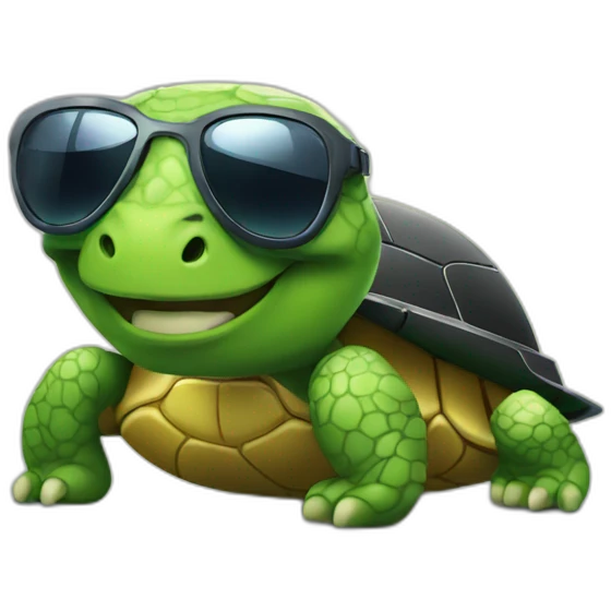 Dj turtle emoji