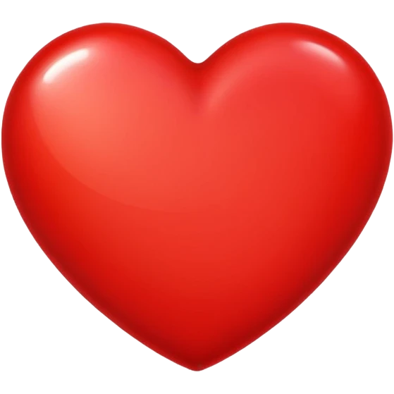 Love heart glowing bright emoji
