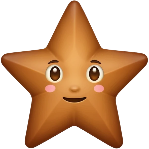 brown star emoji