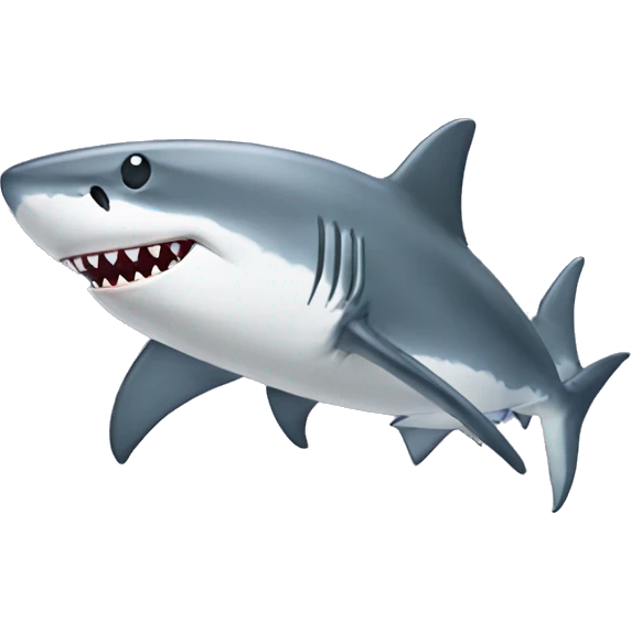 shark with a bow on its head emoji