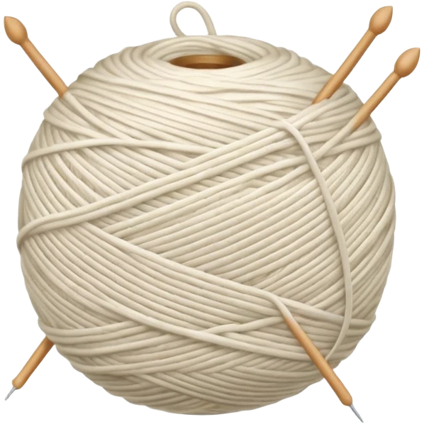 ball of knitting thread lmilk colour emoji