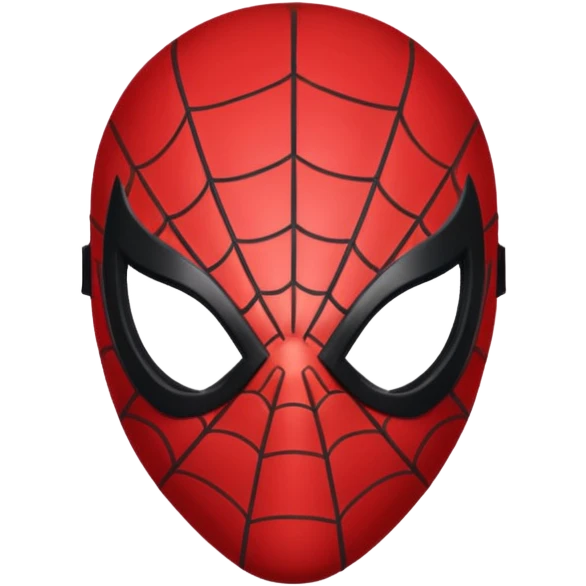 Spiderman mask emoji