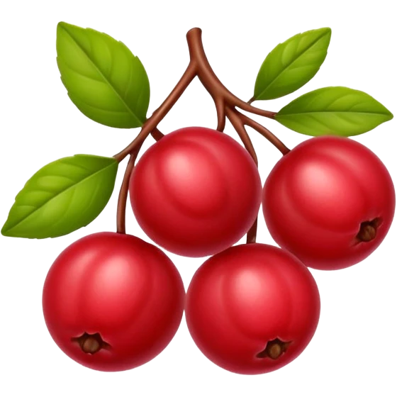 lingonberry fruit emoji