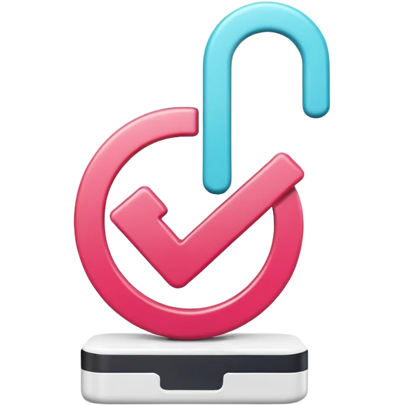 Галочка тик ток emoji