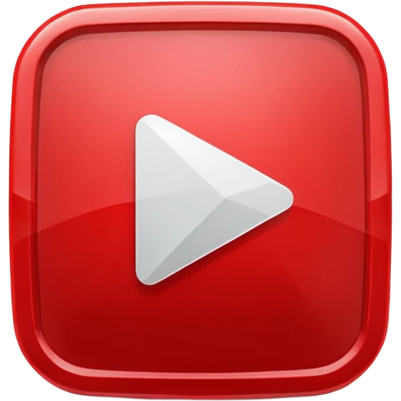 YouTube play button logo without any text  emoji