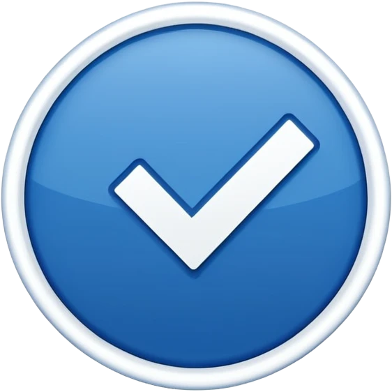 A high-resolution 2D icon of an Instagram-style verified badge. 8 jagged circle emoji