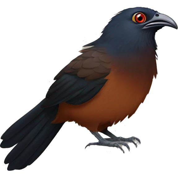 Greater coucal emoji