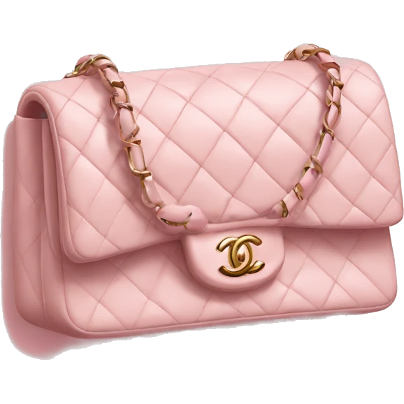 Light pink Chanel bag emoji