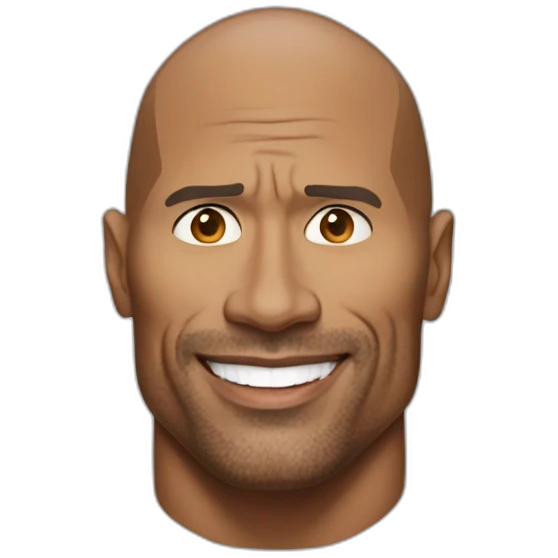 Dwayne Johnson conduit emoji