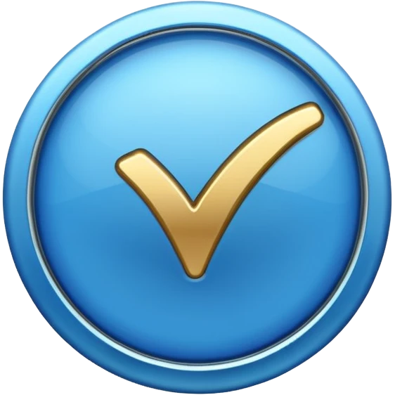 Mavi tık instagram emoji