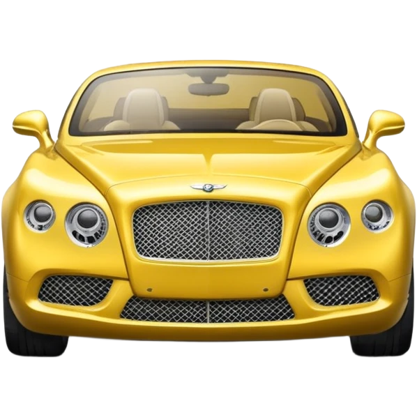 Yellow Bentley emoji