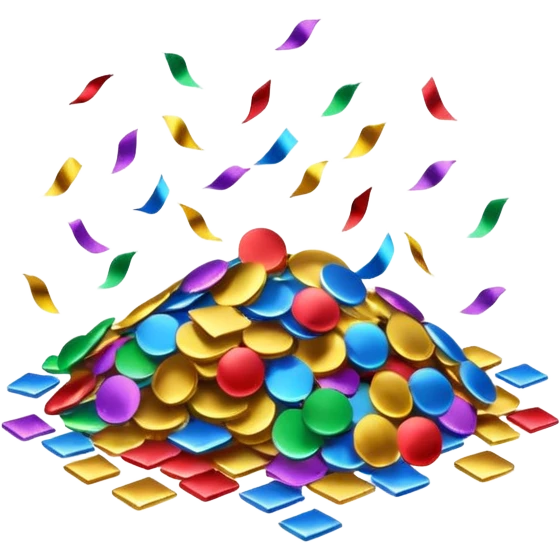 Celebration confetti emoji