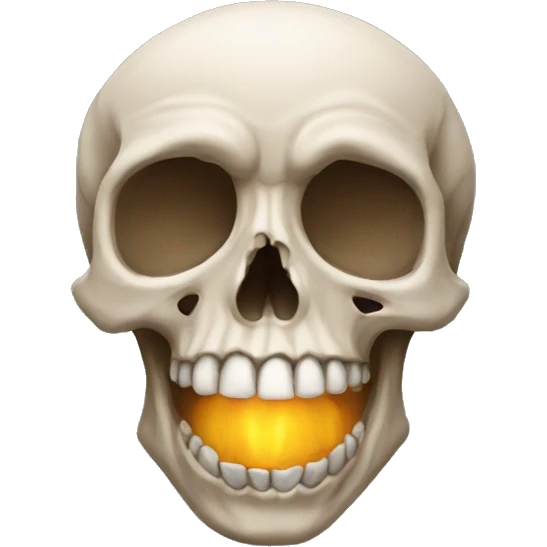 smelly skull emoji