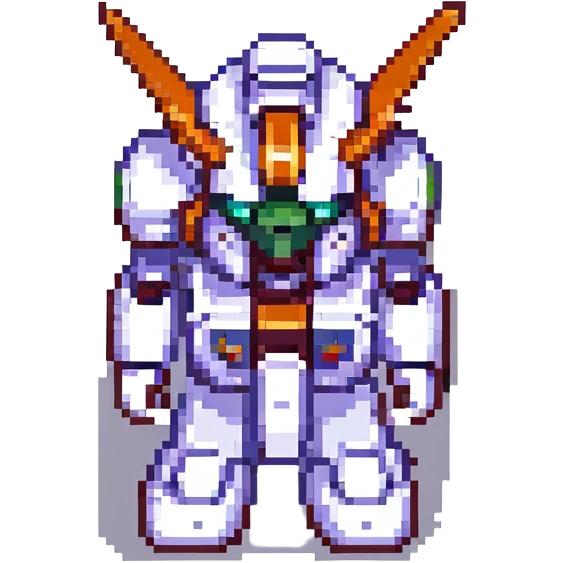 Gundam, no background emoji
