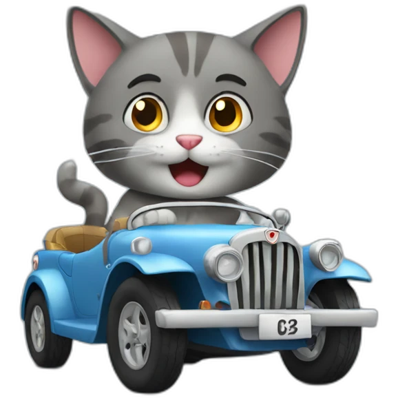 toonces the cat who can drive emoji