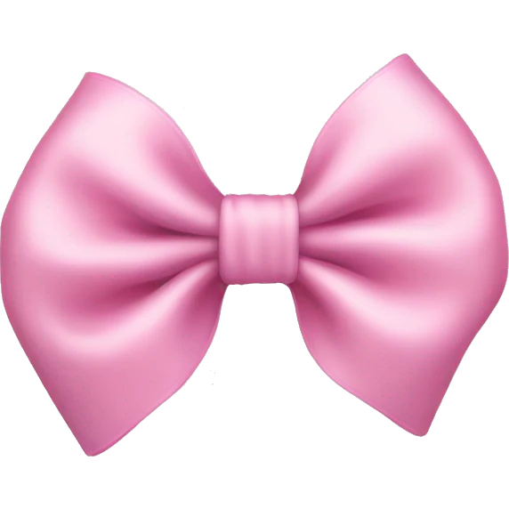 Baby Pink bow emoji