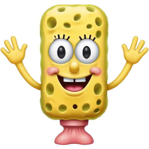 Spongebob with a penis emoji