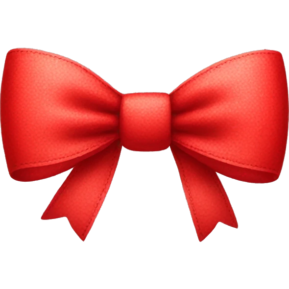 red bow emoji