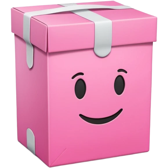 Pink packaging  emoji