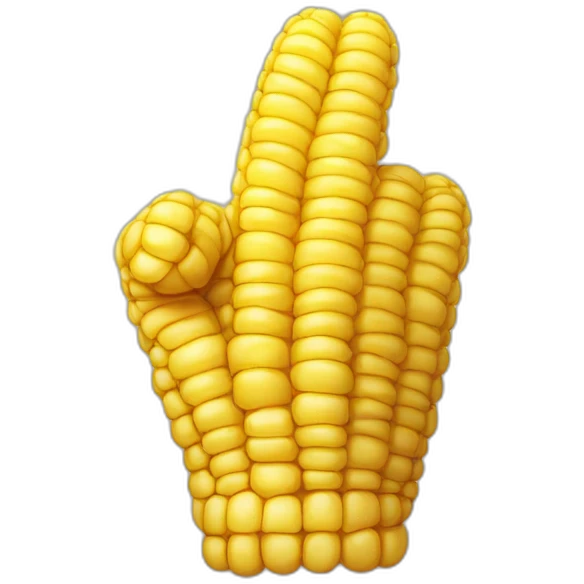 thumbs-down-but-fingers-are-corn emoji