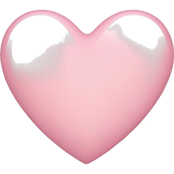 light pink heart emoji