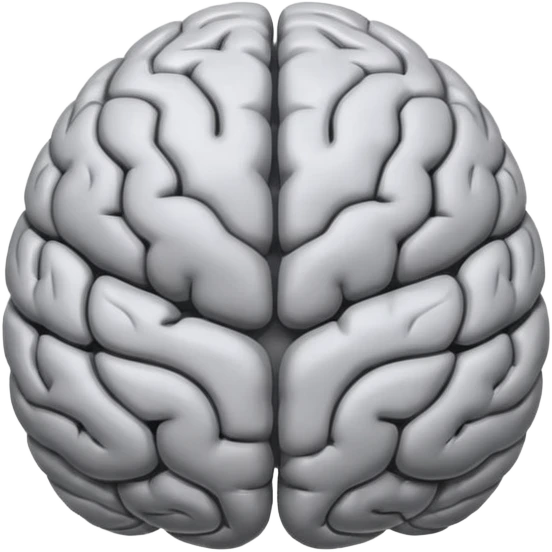 Un cerebro  emoji
