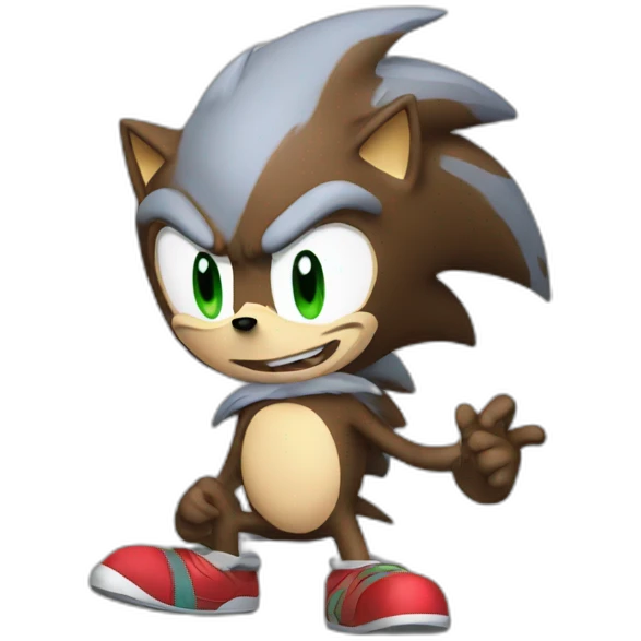 drunk sonic emoji