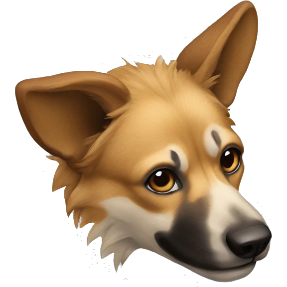 Wild dog emoji