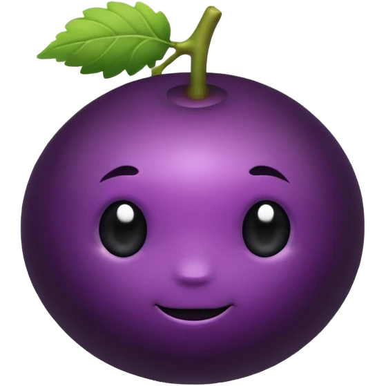 Black currant  emoji
