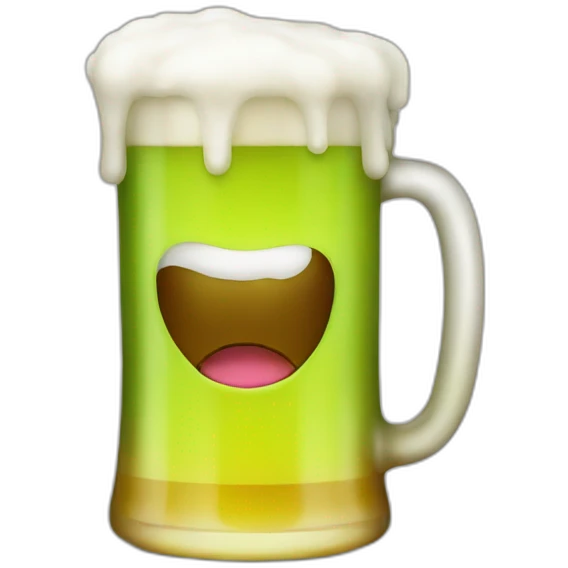 Acid-beer emoji