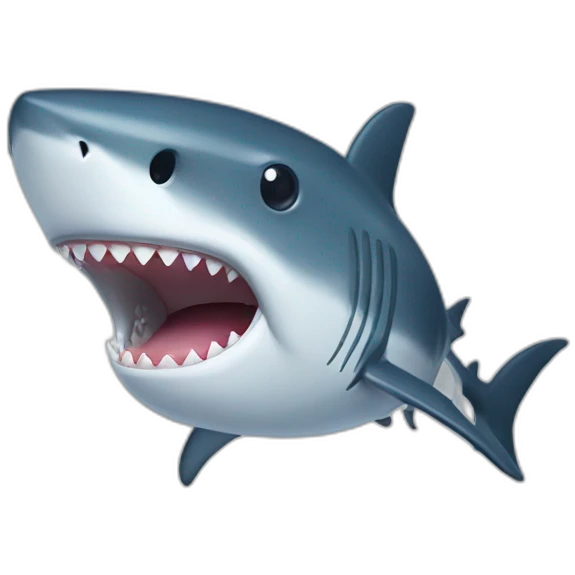 Shark gum emoji
