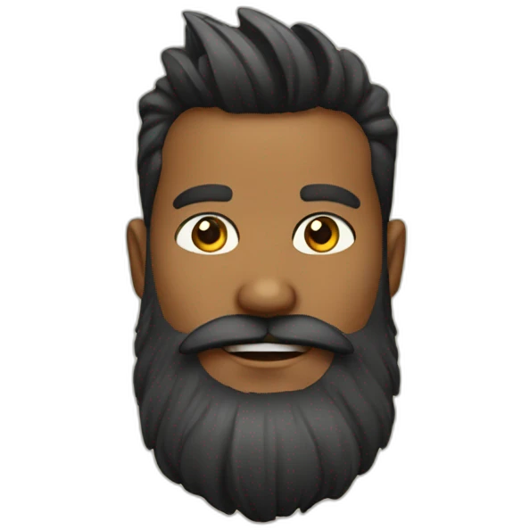 pinappl beard emoji