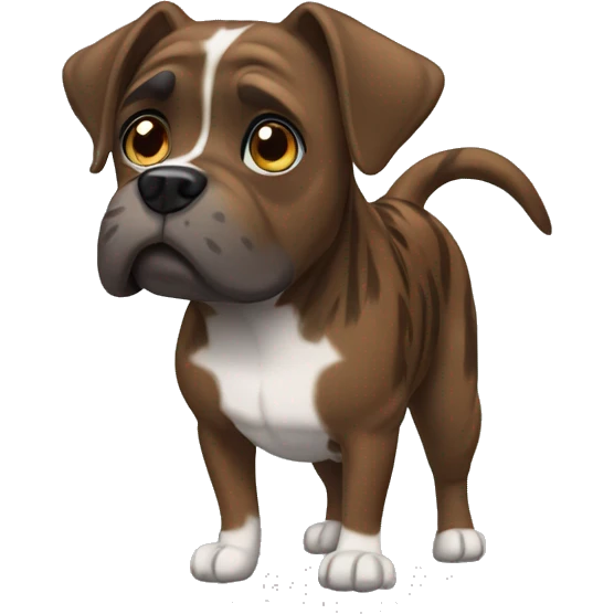 Brindle pitfall emoji